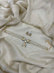 Premium Kundan Crescent Motif Choker Set