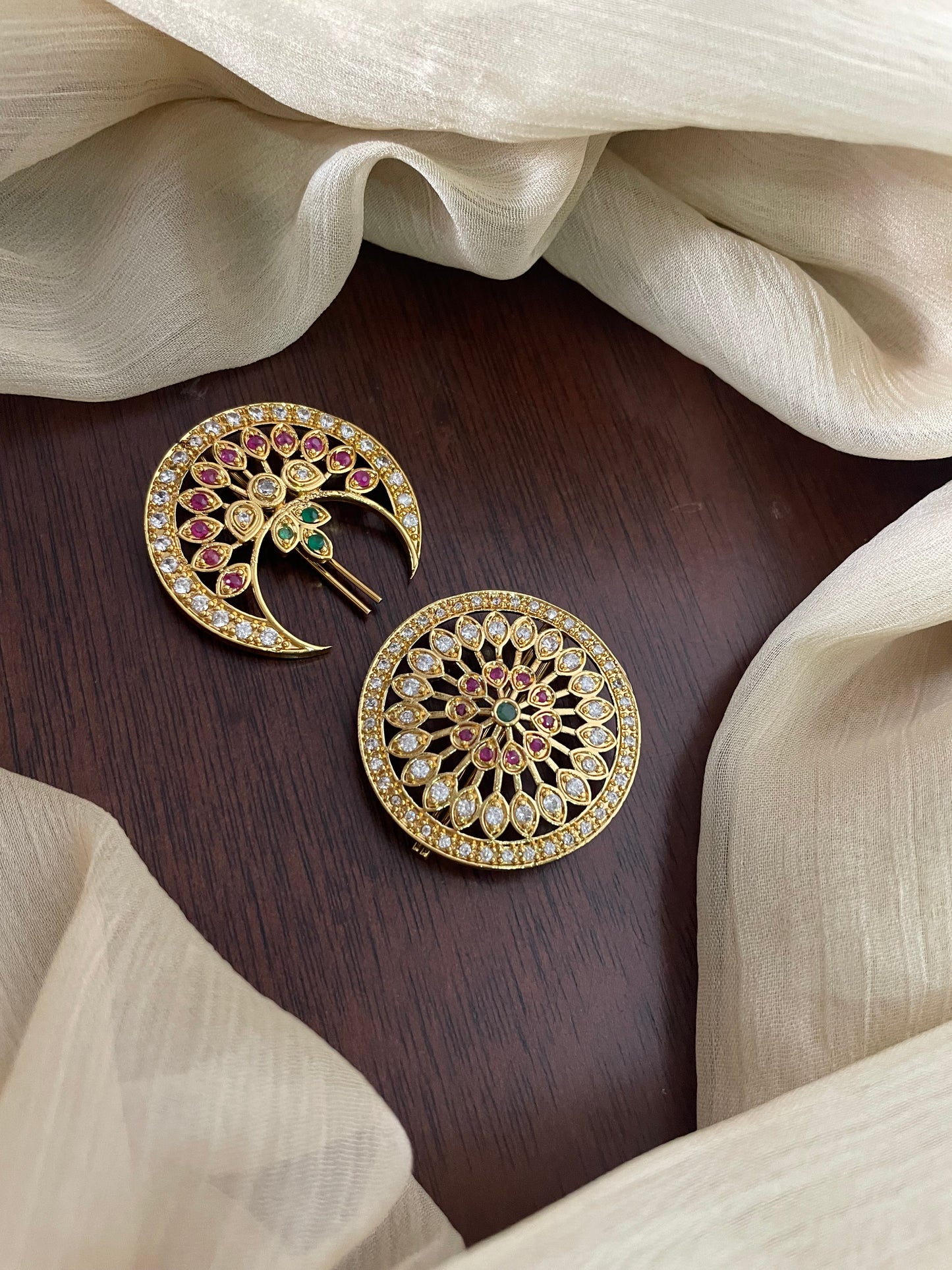 Sun & Moon Hair Jewel - (TRSM13W)
