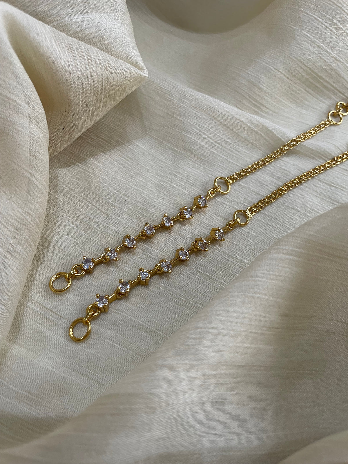 Premium AD Gold Tone EarChain