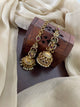 Premium AD Jhumka with Attached EarChain (DESIGN A)