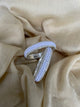 Pearl Bangle Silver Base (1 pair)