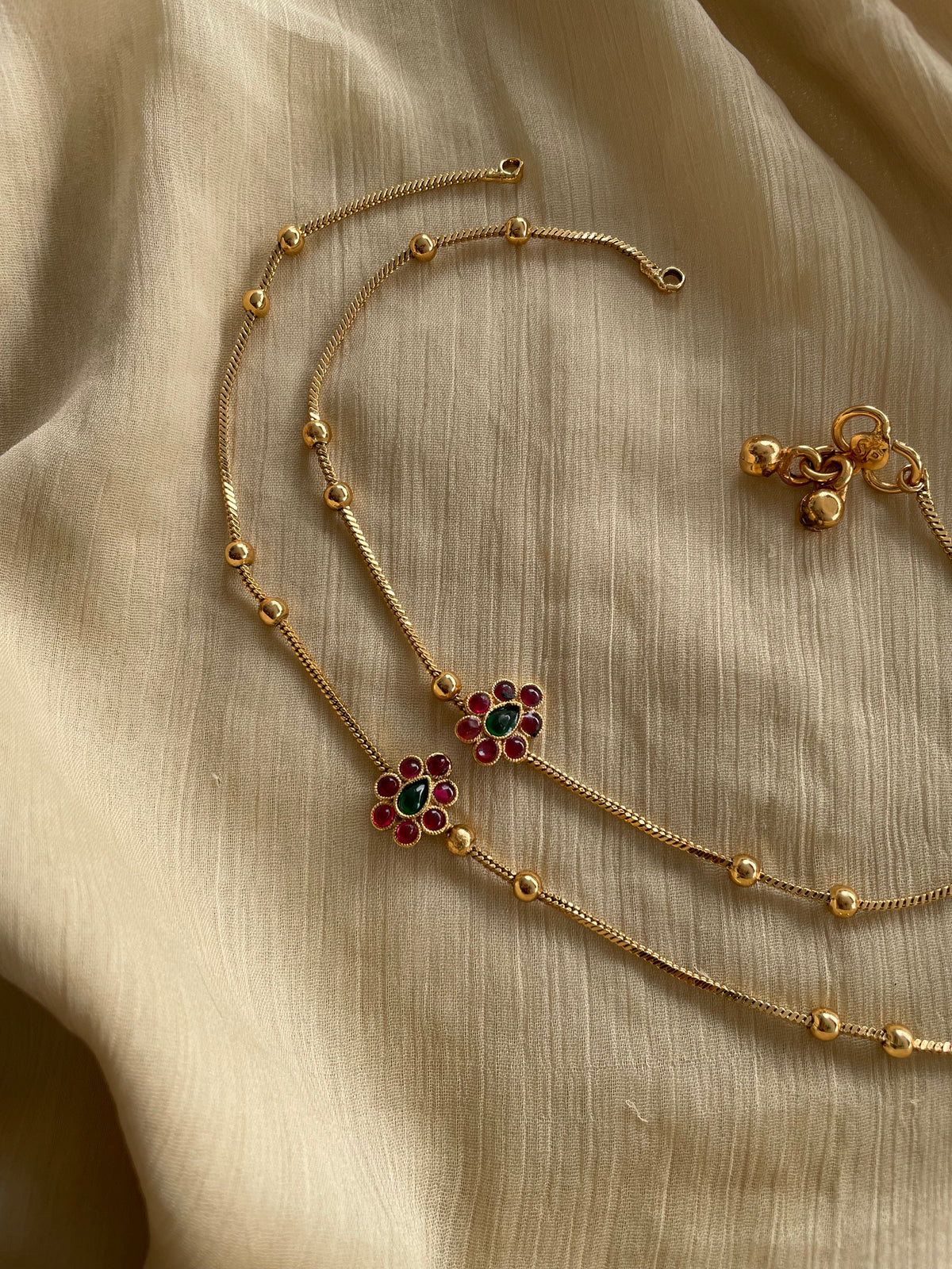Brass Charm Anklets (Code BCA3)