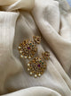 Premium Ad Peacock Floral Earrings