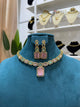 AD Necklace Set (Gold Base) - PinkMint