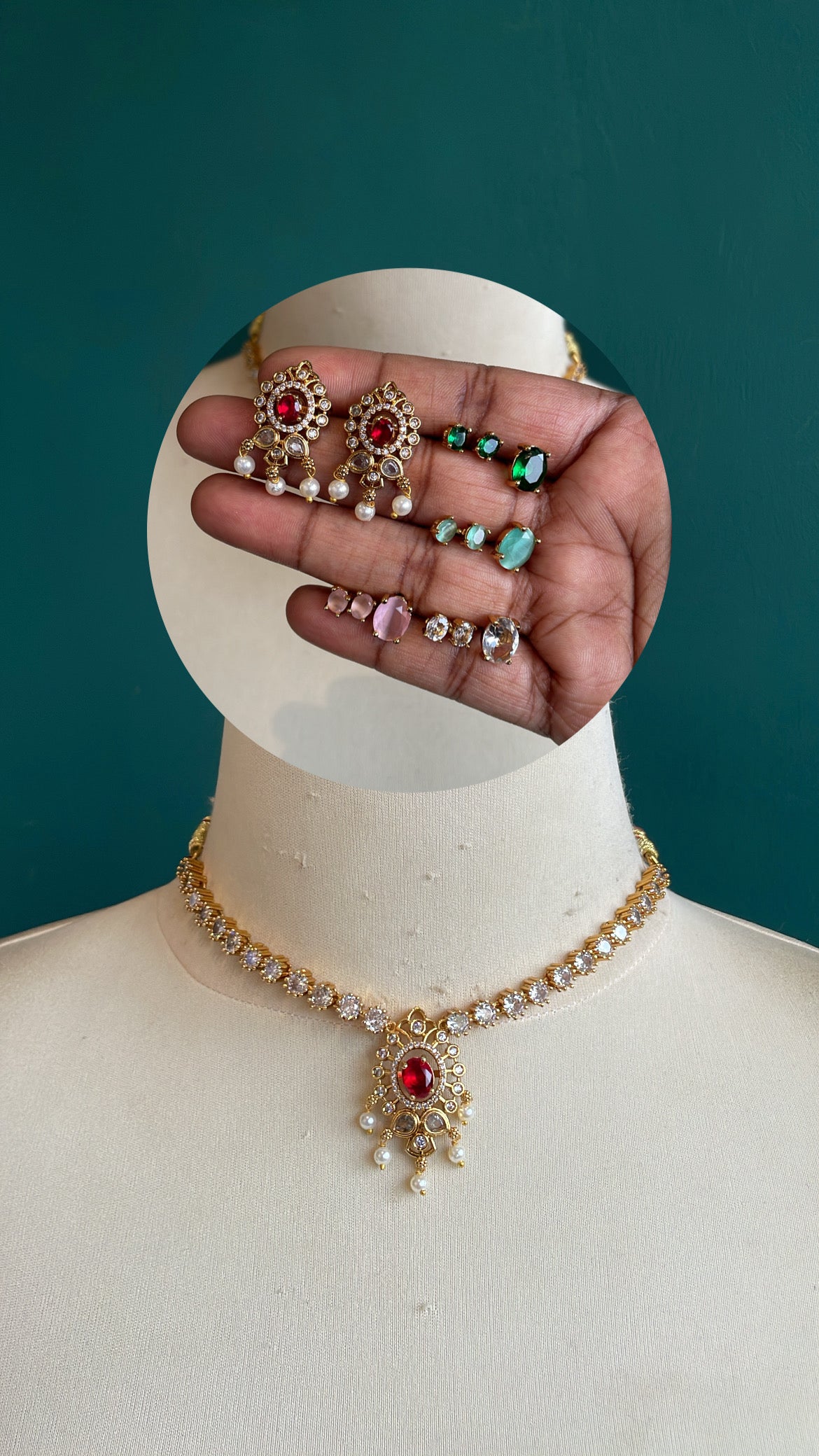 Premium Ad Interchangeable Choker Set (5in1)