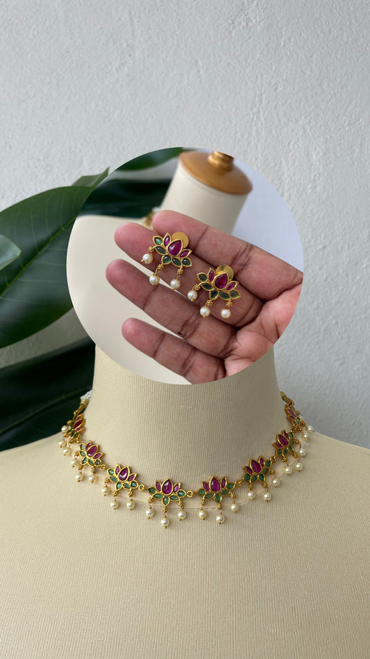 Manjari Pearl Drop Kemp Set