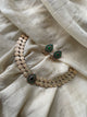 The Royal Lakshmi Kasu Choker Set (Green)