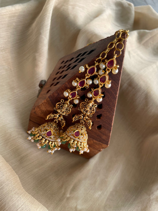 Premium Kemp AD Mattal Jhumka - Code: ADKJ07