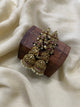 Premium Ad Peacock Jhumka with attached EarChain