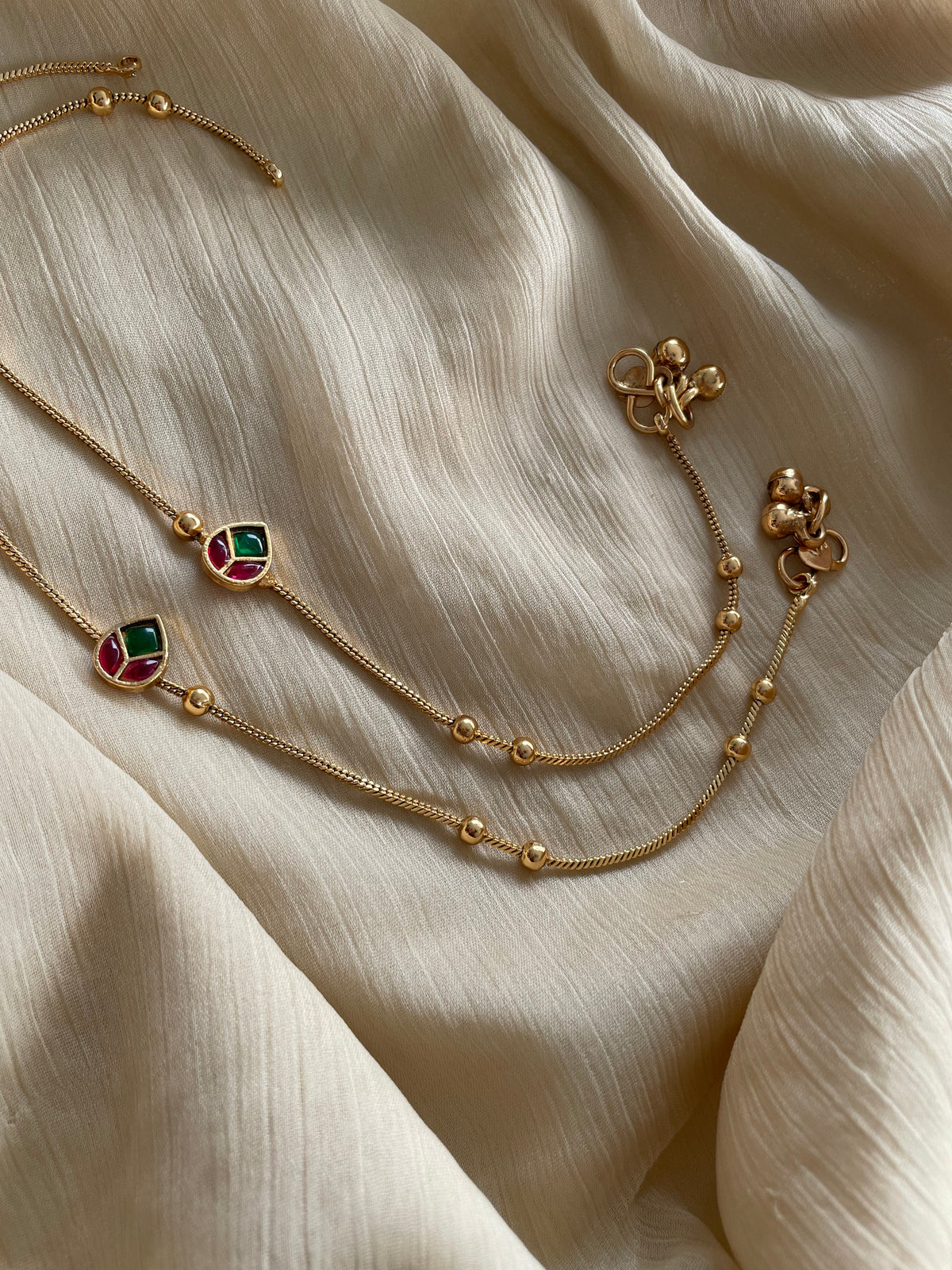 Brass Charm Anklets (Code BCA2)