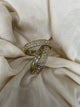 Antique Finish Floral Bangles (1pair)